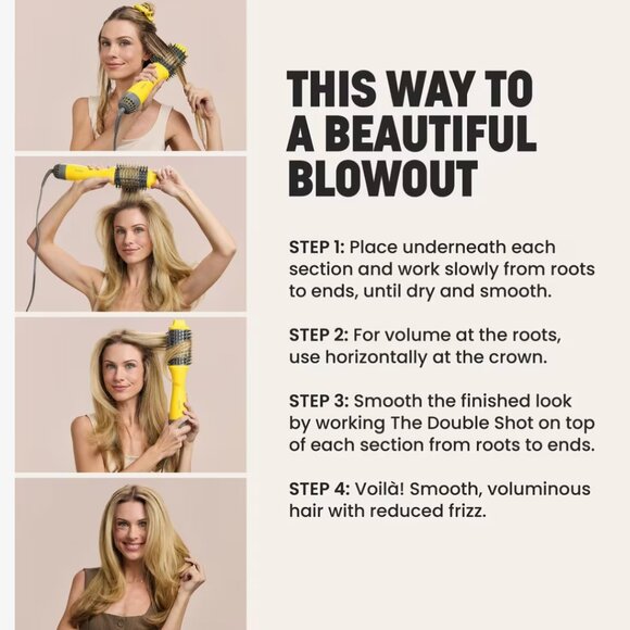 The Double Shot Oval Blow-Dryer Brush Lovingly used Tons of life left $155 retai main image 9